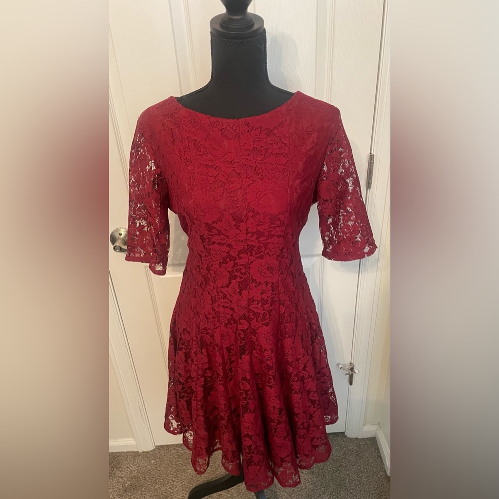 Red Lace Dress